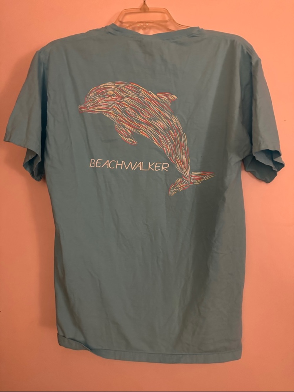 Women’s Short-Sleeve Dolphin Tee - Light Blue